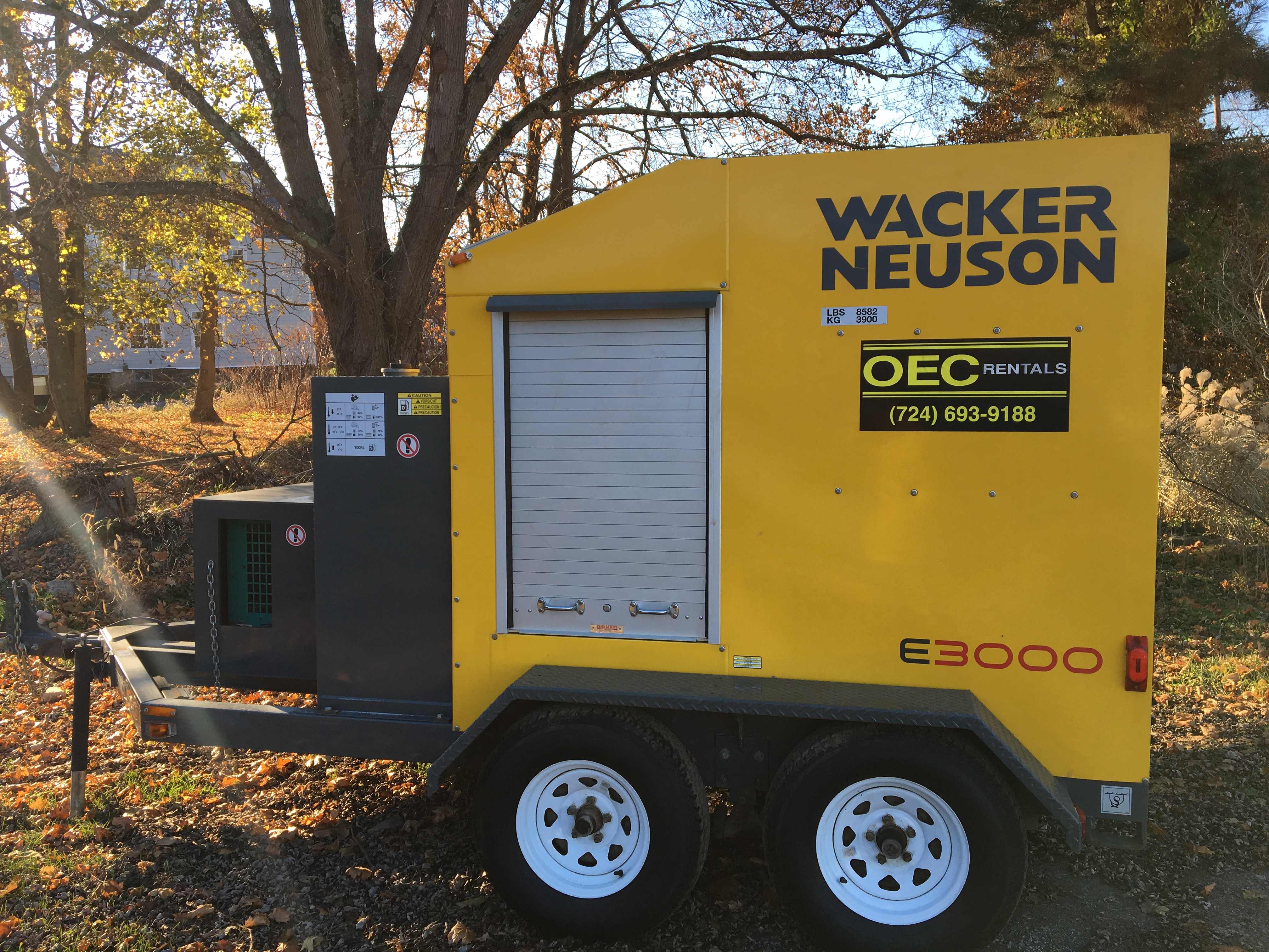 Wacker Neuson e3000 ground heater